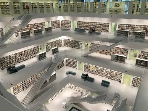 library futuristic 