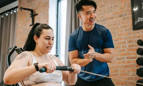 bad personal trainers push thier clients too hard