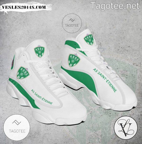 AS Saint-etienne Logo Air Jordan 13 Shoes