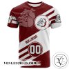 Alabama A&M Bulldogs All Over Print T-Shirt Sport Style Logo  – NCAA