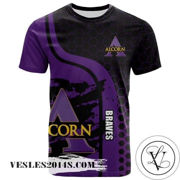 Alcorn State Braves All Over Print T-Shirt My Team Sport Style – NCAA