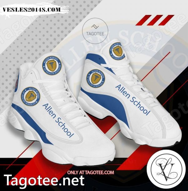 Allen School Logo Air Jordan 13 Shoes