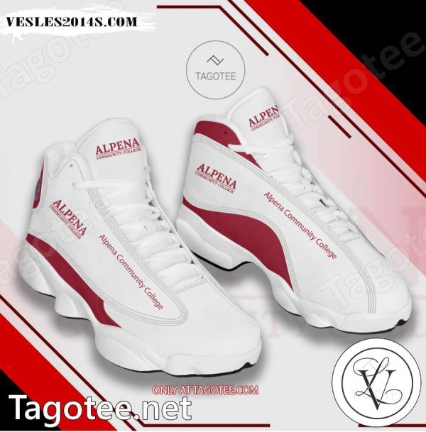 Alpena Community College Logo Air Jordan 13 Shoes