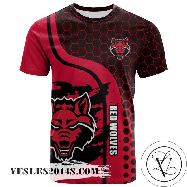 Arkansas State Red Wolves All Over Print T-Shirt My Team Sport Style – NCAA