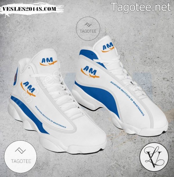 Aviation Institute of Maintenance Logo Air Jordan 13 Shoes