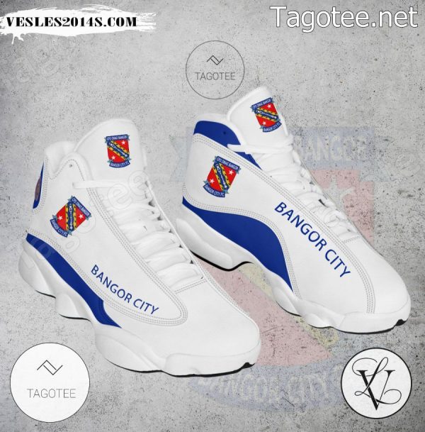 Bangor City Logo Air Jordan 13 Shoes