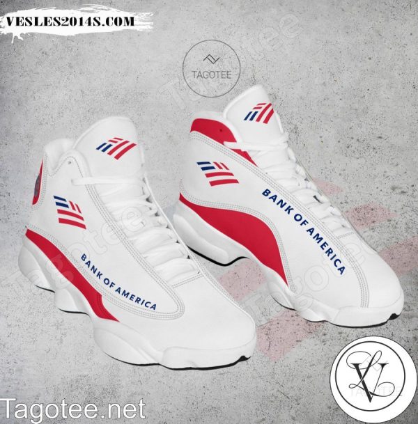 Bank of America Logo Air Jordan 13 Shoes