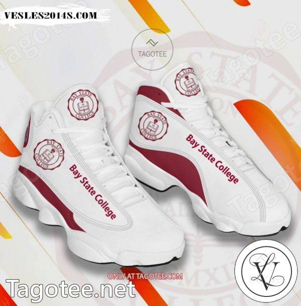 Bay State College Logo Air Jordan 13 Shoes