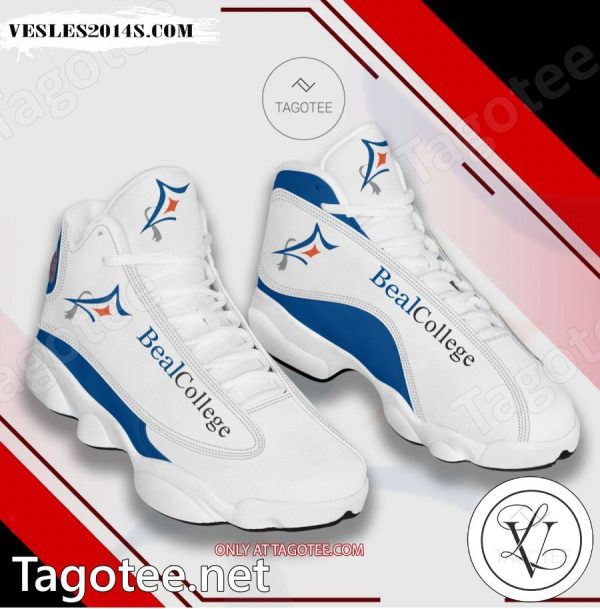 Beal College Logo Air Jordan 13 Shoes