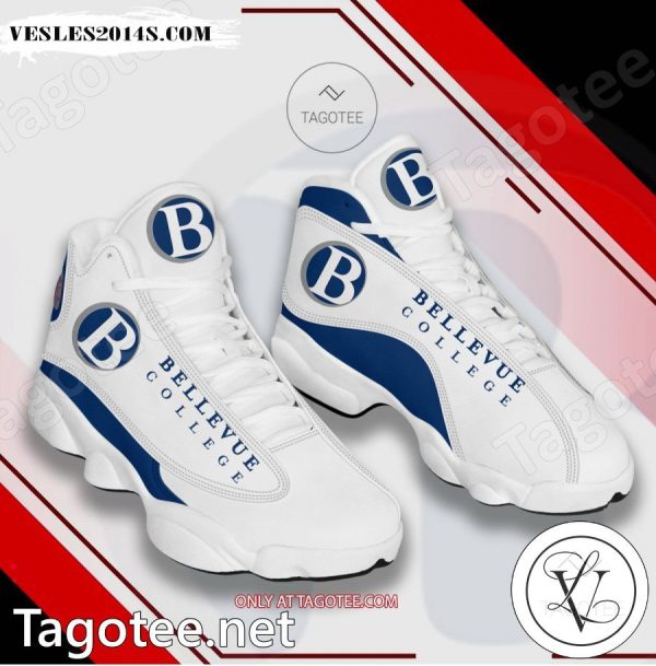 Bellevue College Logo Air Jordan 13 Shoes