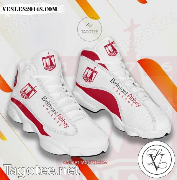 Belmont Abbey College Logo Air Jordan 13 Shoes