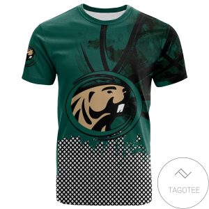 Bemidji State Beavers All Over Print T-Shirt Men’s Basketball Net Grunge Pattern – NCAA