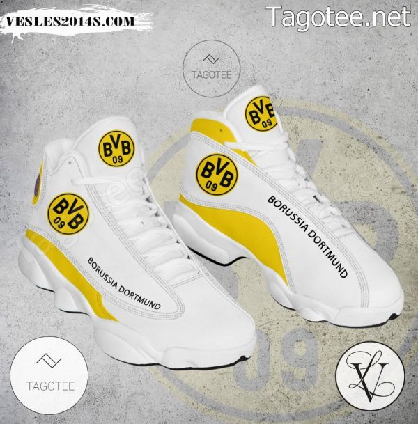 Borussia Dortmund Logo Air Jordan 13 Shoes