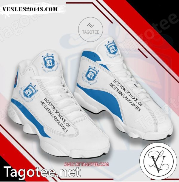 Boston School of Modern Languages Logo Air Jordan 13 Shoes