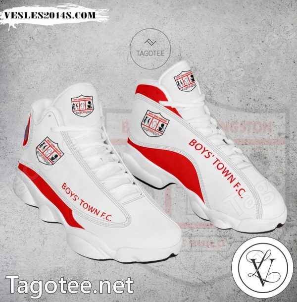 Boys’ Town Logo Air Jordan 13 Shoes