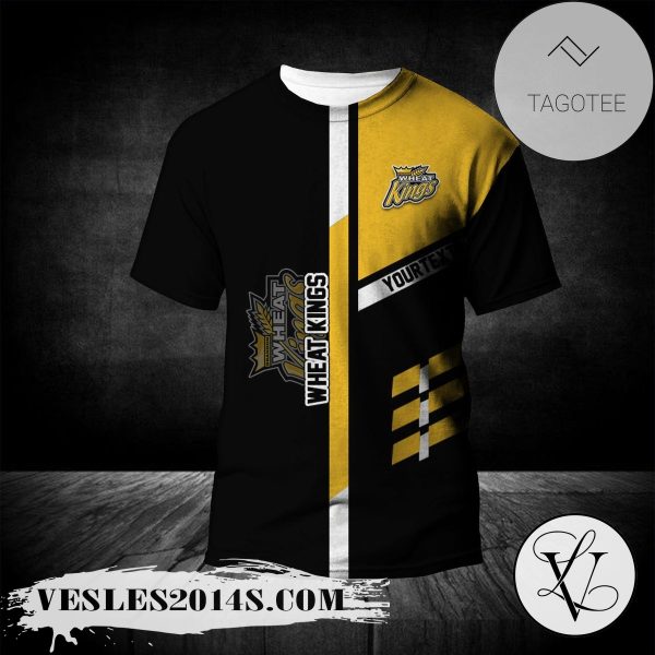 Brandon Wheat Kings T-Shirt Personalized Custom Text  – CA HOCKEY