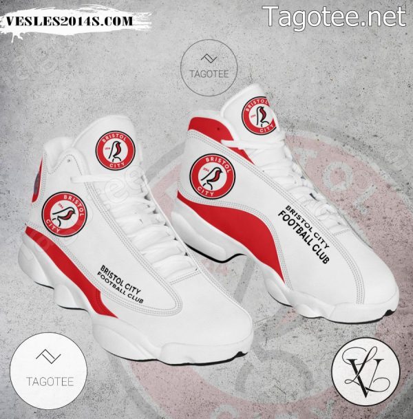 Bristol City FC Logo Air Jordan 13 Shoes