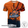 Bucknell Bison All Over Print T-Shirt Men’s Basketball Net Grunge Pattern – NCAA