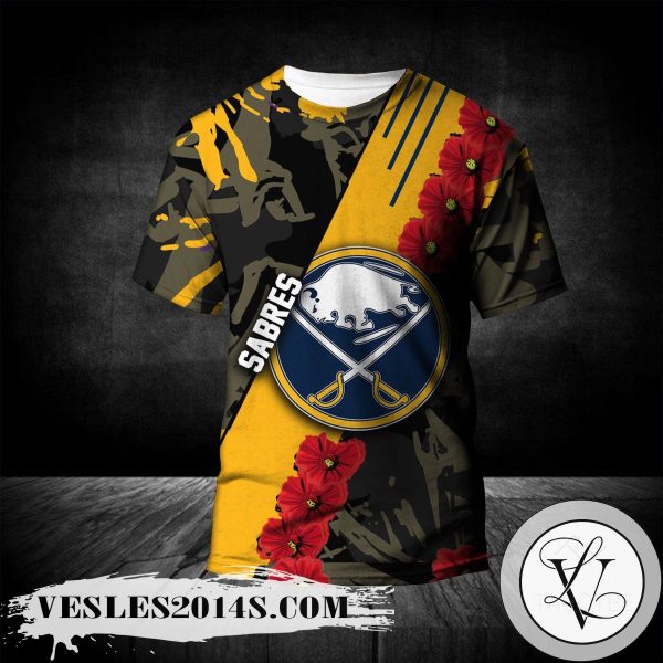 Buffalo Sabres All Over Print T-Shirt Sport Style Keep Go on – NHL