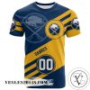 Buffalo Sabres All Over Print T-Shirt Sport Style Logo  – NHL