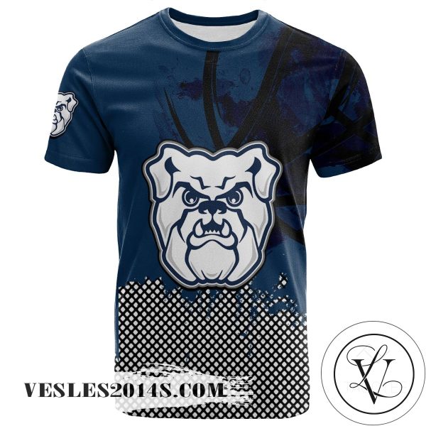 Butler Bulldogs All Over Print T-Shirt Men’s Basketball Net Grunge Pattern – NCAA