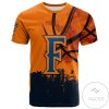 Cal State Fullerton Titans All Over Print T-Shirt Men’s Basketball Net Grunge Pattern – NCAA