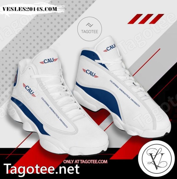 California Aeronautical University Logo Air Jordan 13 Shoes