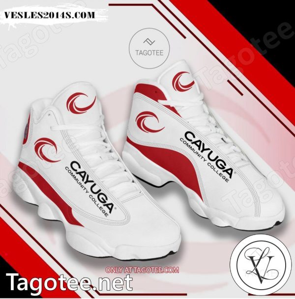 Cayuga Community College Logo Air Jordan 13 Shoes