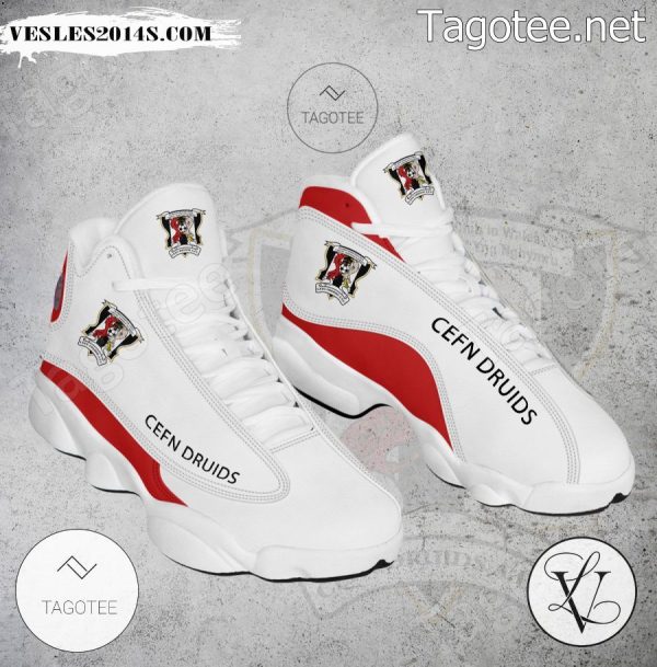 Cefn Druids Logo Air Jordan 13 Shoes