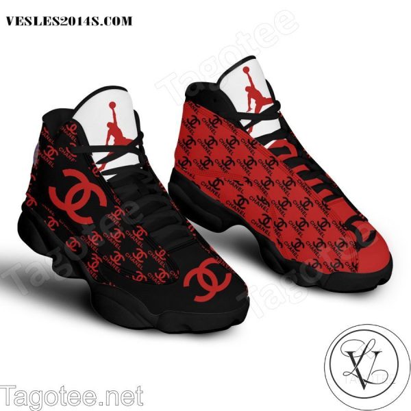 Chanel Red Air Jordan 13 Shoes