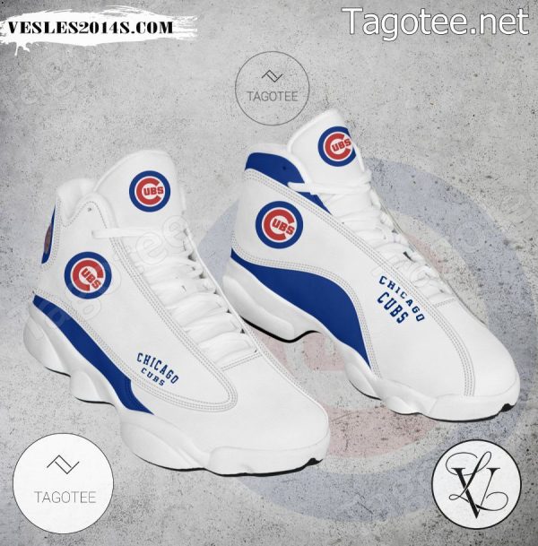 Chicago Cubs Logo Air Jordan 13 Shoes