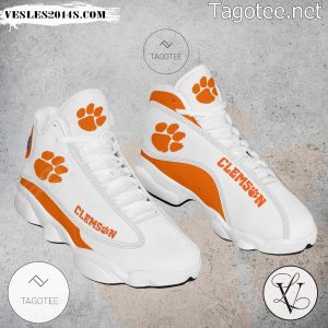 Clemson NCAA Logo Air Jordan 13 Shoes