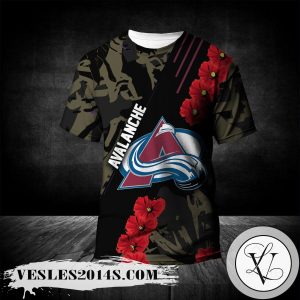 Colorado Avalanche All Over Print T-shirt Sport Style Keep Go on – NHL