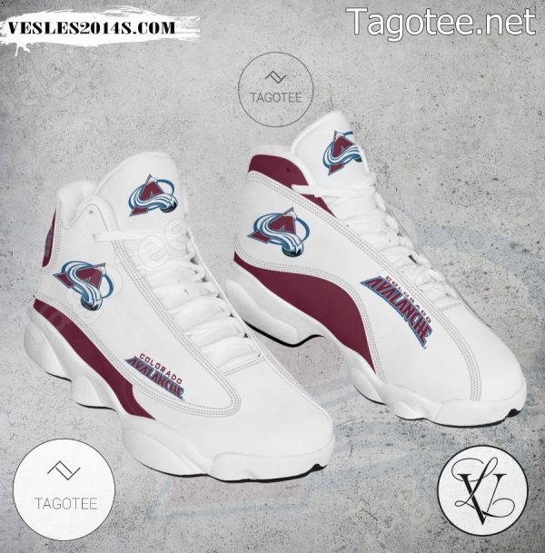 Colorado Avalanche Logo Air Jordan 13 Shoes