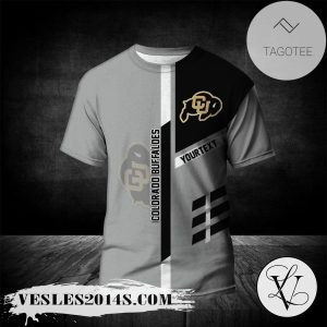 Colorado Buffaloes Personalized Custom Text All Over Print T-shirt  – NCAA