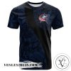 Columbus Blue Jackets All Over Print T-shirt Polynesian   – NHL