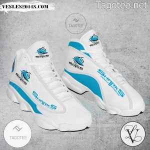 Cronulla-Sutherland Sharks Logo Air Jordan 13 Shoes