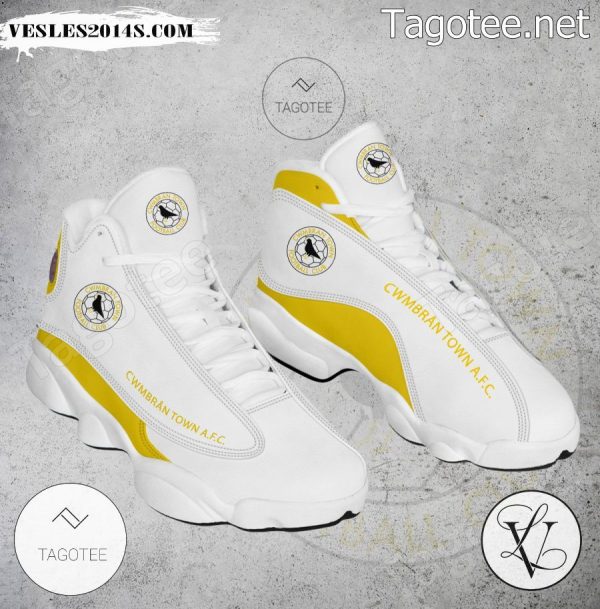 Cwmbran Town Logo Air Jordan 13 Shoes