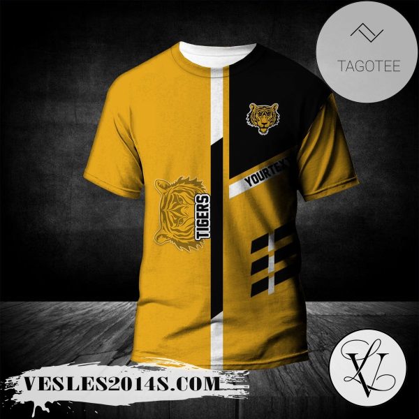 Dalhousie Tigers T-Shirt Personalized Custom Text  – CA CIS