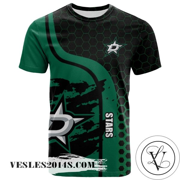 Dallas Stars All Over Print T-shirt My Team Sport Style – NHL