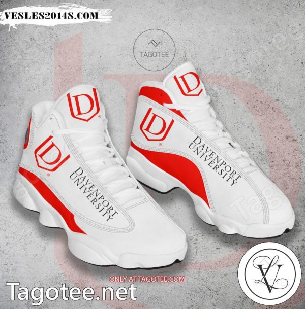 Davenport University Logo Air Jordan 13 Shoes