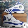 Department Of The Air Force Blue White Air Jordan 13 Shoes