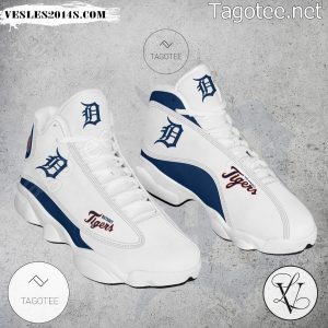 Detroit Tigers Logo Air Jordan 13 Shoes