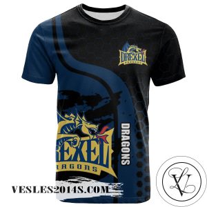 Drexel Dragons All Over Print T-shirt My Team Sport Style – NCAA