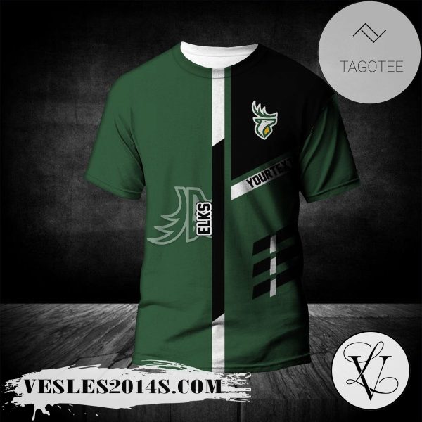 Edmonton Elks T-Shirt Personalized Custom Text  – CA FOOTBALL