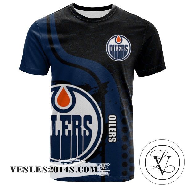 Edmonton Oilers All Over Print T-shirt My Team Sport Style – NHL