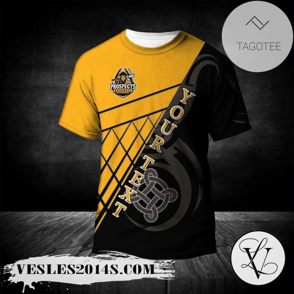 Edmonton Prospects T-Shirt Celtic Custom Text  – CA BASEBALL