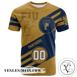 FIU Panthers All Over Print T-shirt Sport Style Logo   – NCAA