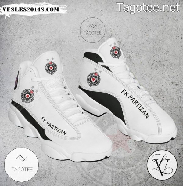 FK Partizan Logo Air Jordan 13 Shoes