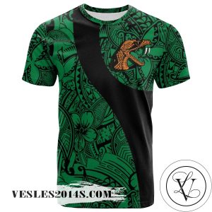 Florida A_M Rattlers All Over Print T-shirt Polynesian  – NCAA